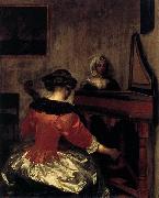 Gerard ter Borch the Younger The Concert oil painting on canvas